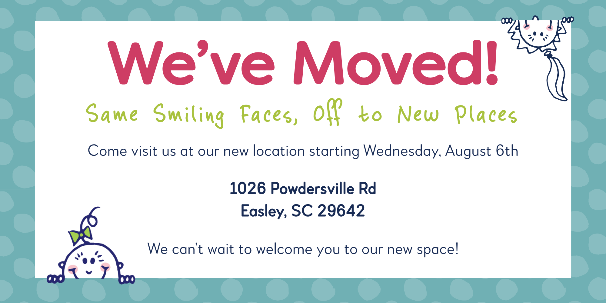 We've Moved - Indigo Pediatric Dentistry